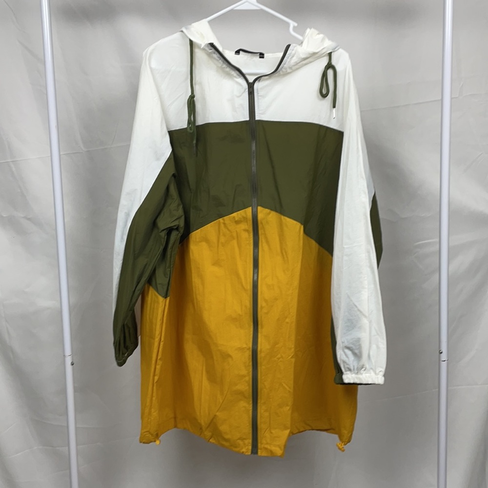 Brand new long jacket with hood